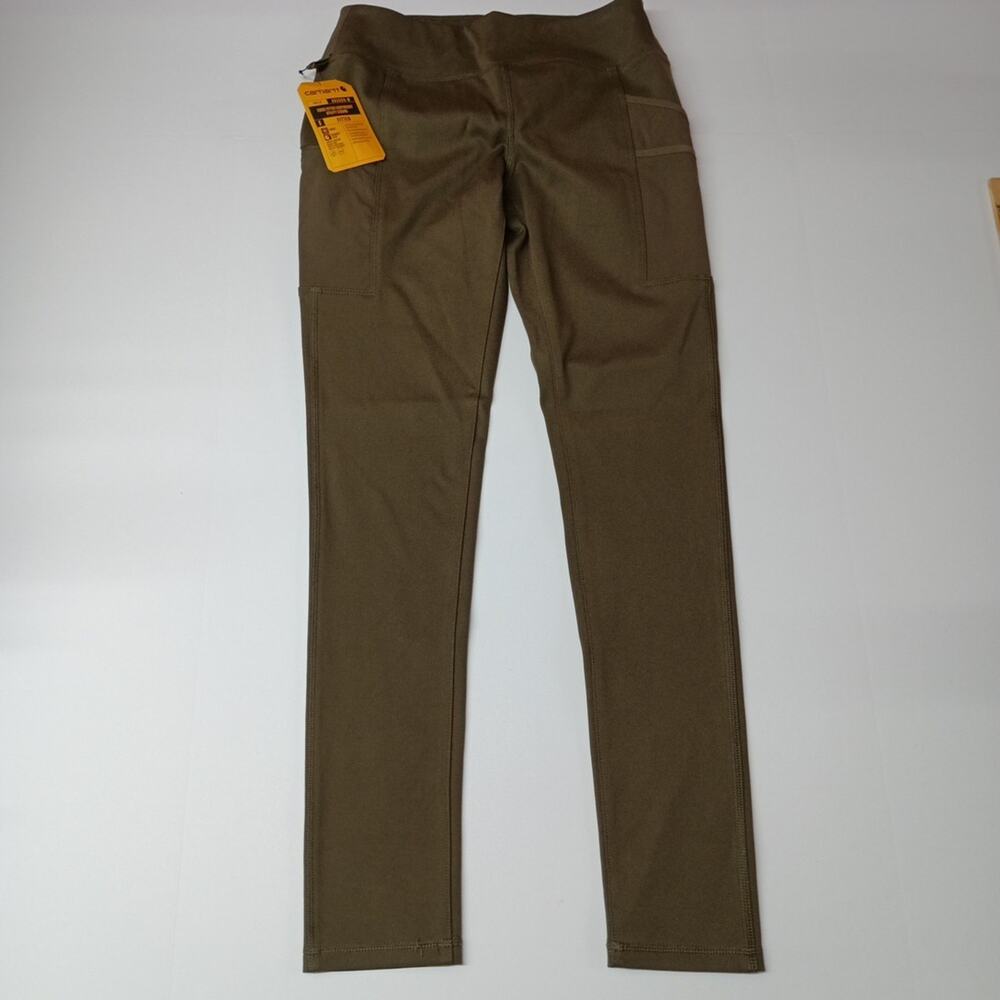 Carhartt Women's‎ Leggings Lightweight Utility Size ST Green
